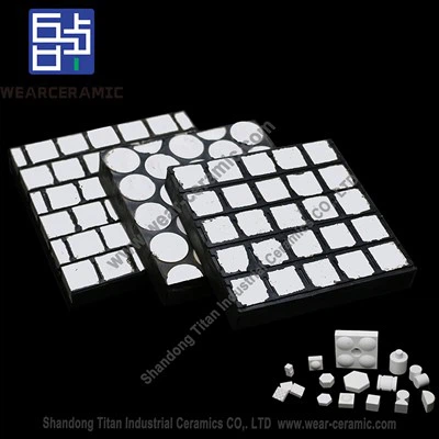 מצנח צלחת קומפוזיט ZTA אריחי קרמיקה גומי תוחם