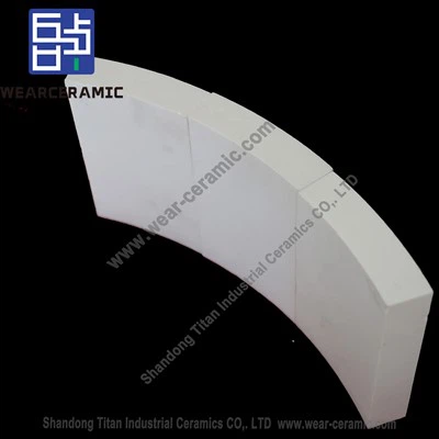 ZTA זירקוניום אלומיניום ציפוי צינור מעוקל לתעשייה הכימית