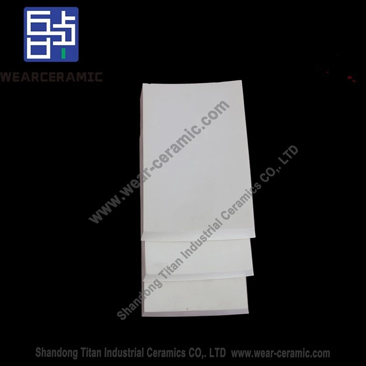 Zirconium Aluminum Ceramic Curved Arc Lining Tiles